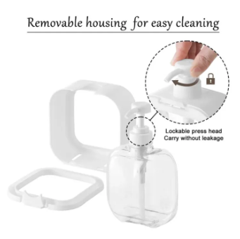500ml Refillable Soap Dispenser Bottles – Ideal for Shampoo, Shower Gel, Lotion & Liquid Soap