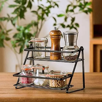2-Layer Stainless Steel Multipurpose Rack