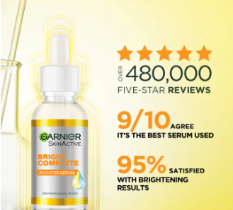 Garnier Skin Active Bright Complete Vitamin C Booster Serum (15ml)! ✨