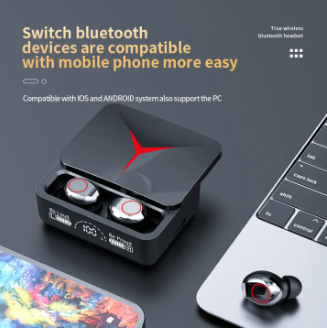 M90 Pro Tws Earphones True Wireless Earbuds