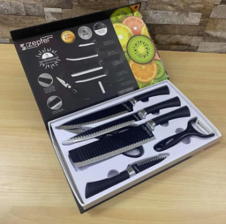 Bass/Zepter 6 Pieces Kitchen Knife Set