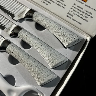 Bass/Zepter 6 Pieces Kitchen Knife Set